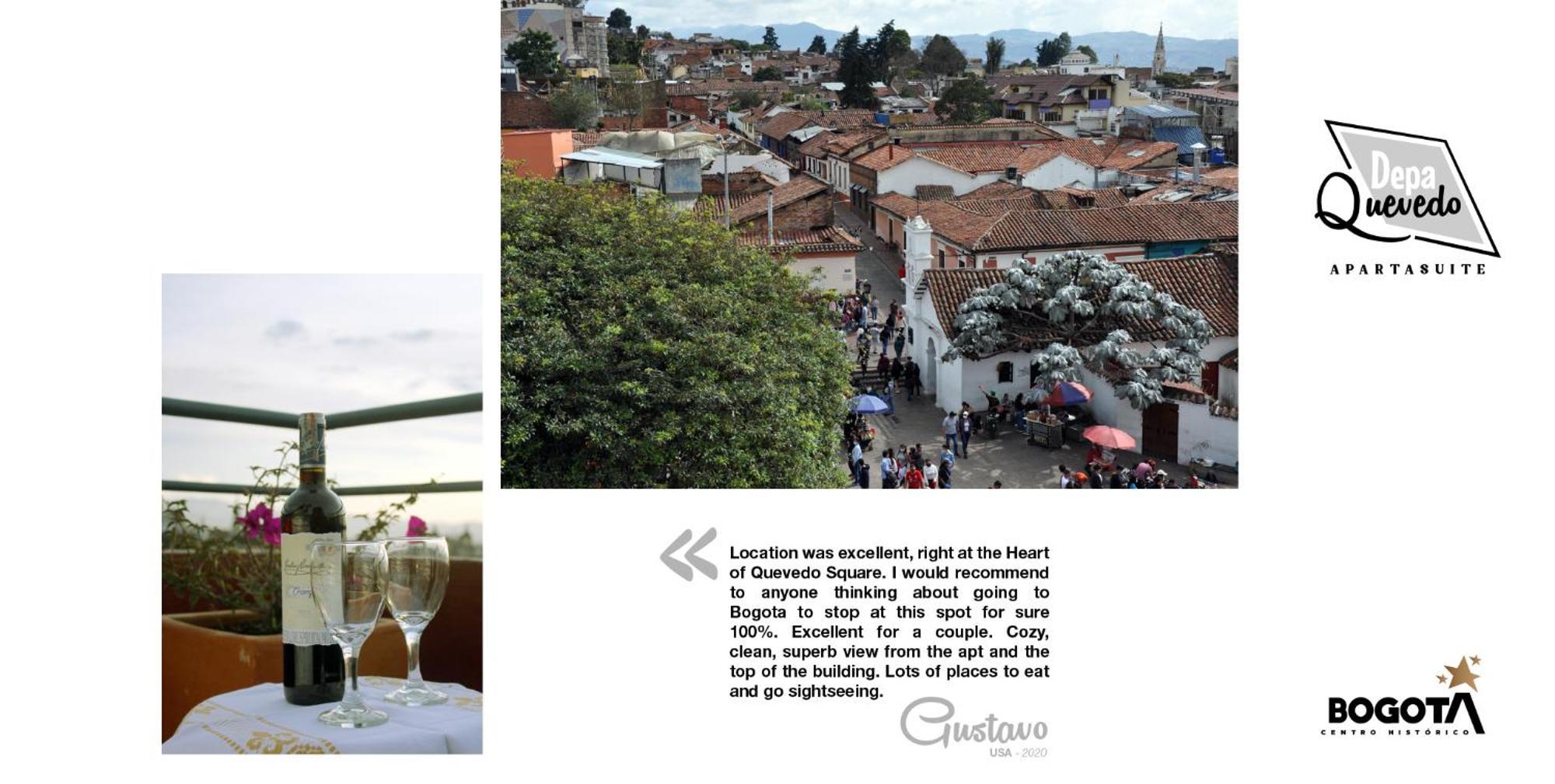 Depa Quevedo - Trendy Revamped Flat - Exceptional Spot In Bogota'S Historic Colonial Square - Candelaria 外观 照片