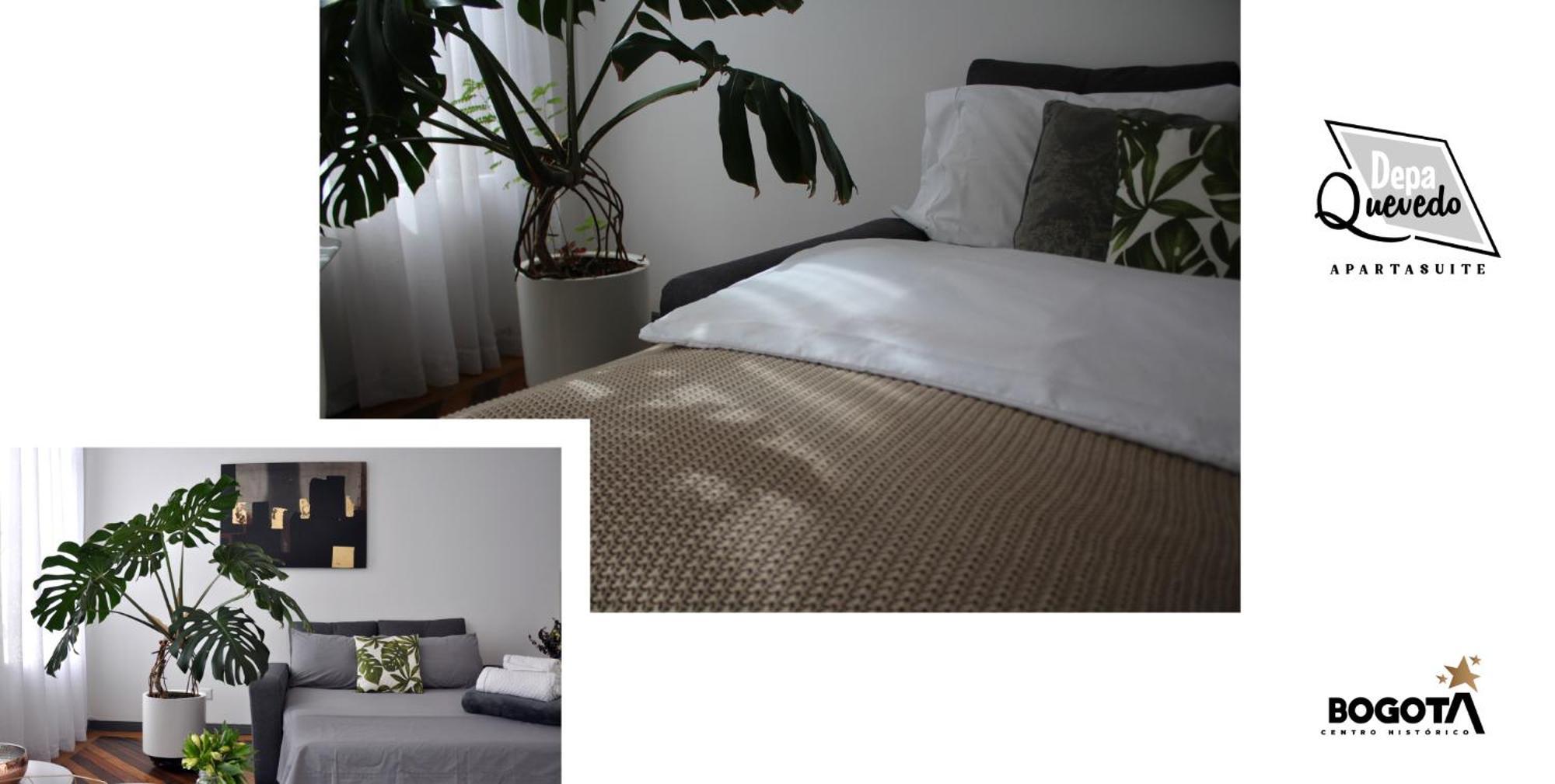 Depa Quevedo - Trendy Revamped Flat - Exceptional Spot In Bogota'S Historic Colonial Square - Candelaria 外观 照片