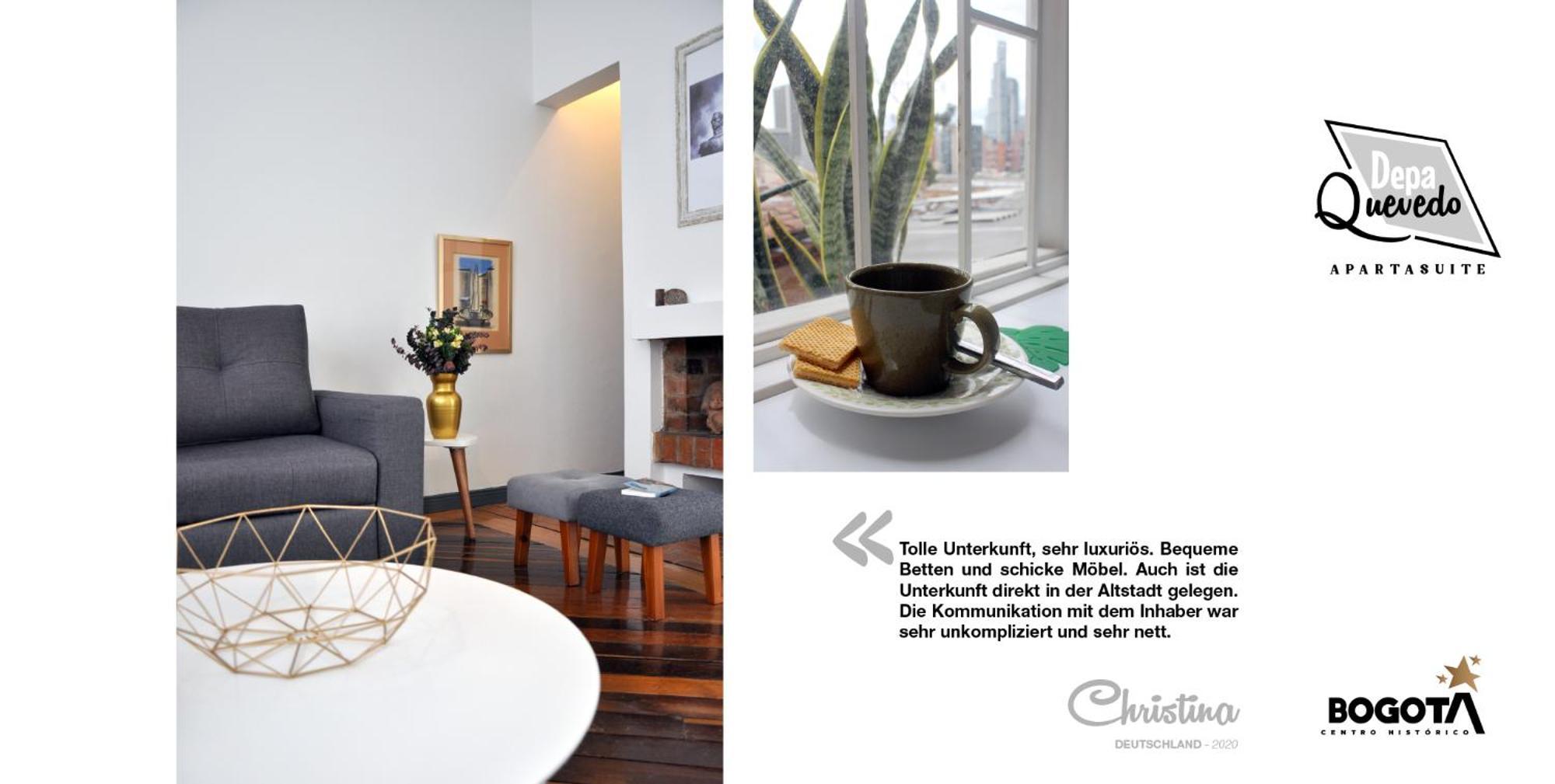 Depa Quevedo - Trendy Revamped Flat - Exceptional Spot In Bogota'S Historic Colonial Square - Candelaria 外观 照片