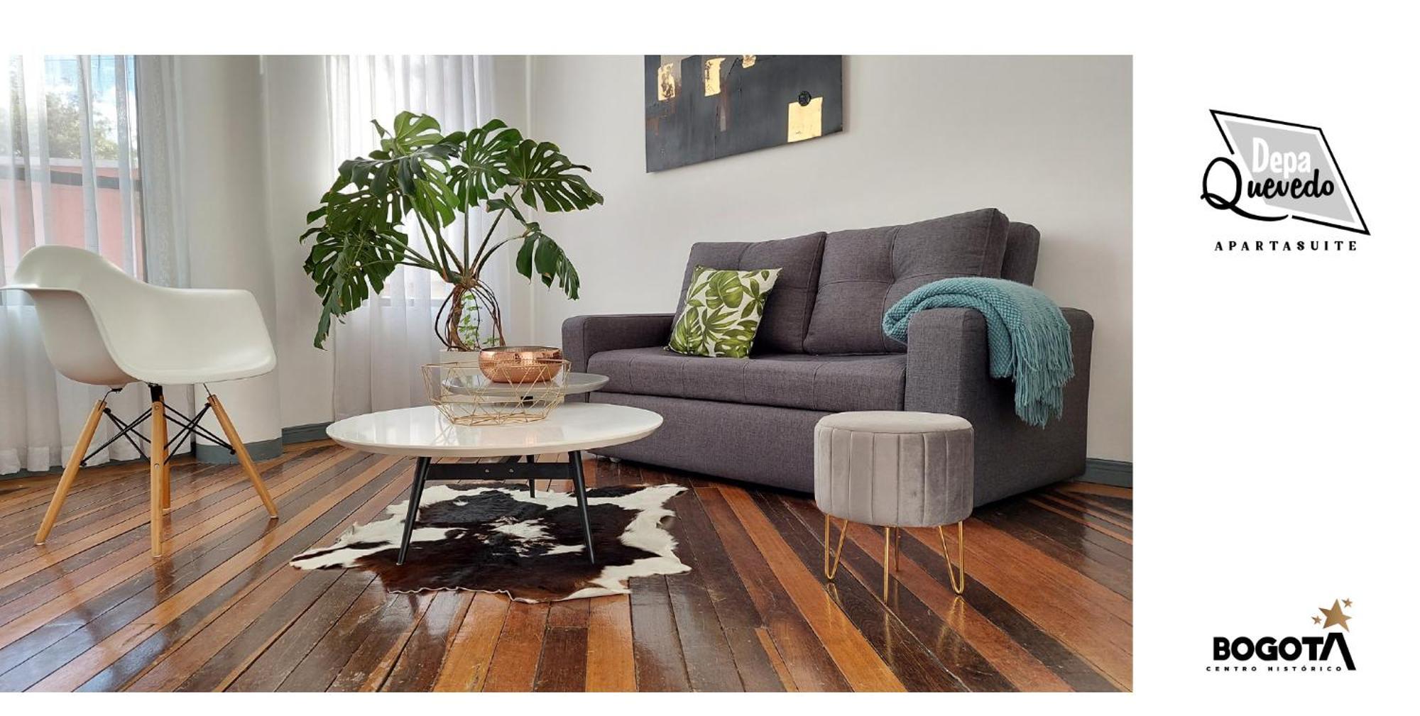 Depa Quevedo - Trendy Revamped Flat - Exceptional Spot In Bogota'S Historic Colonial Square - Candelaria 外观 照片