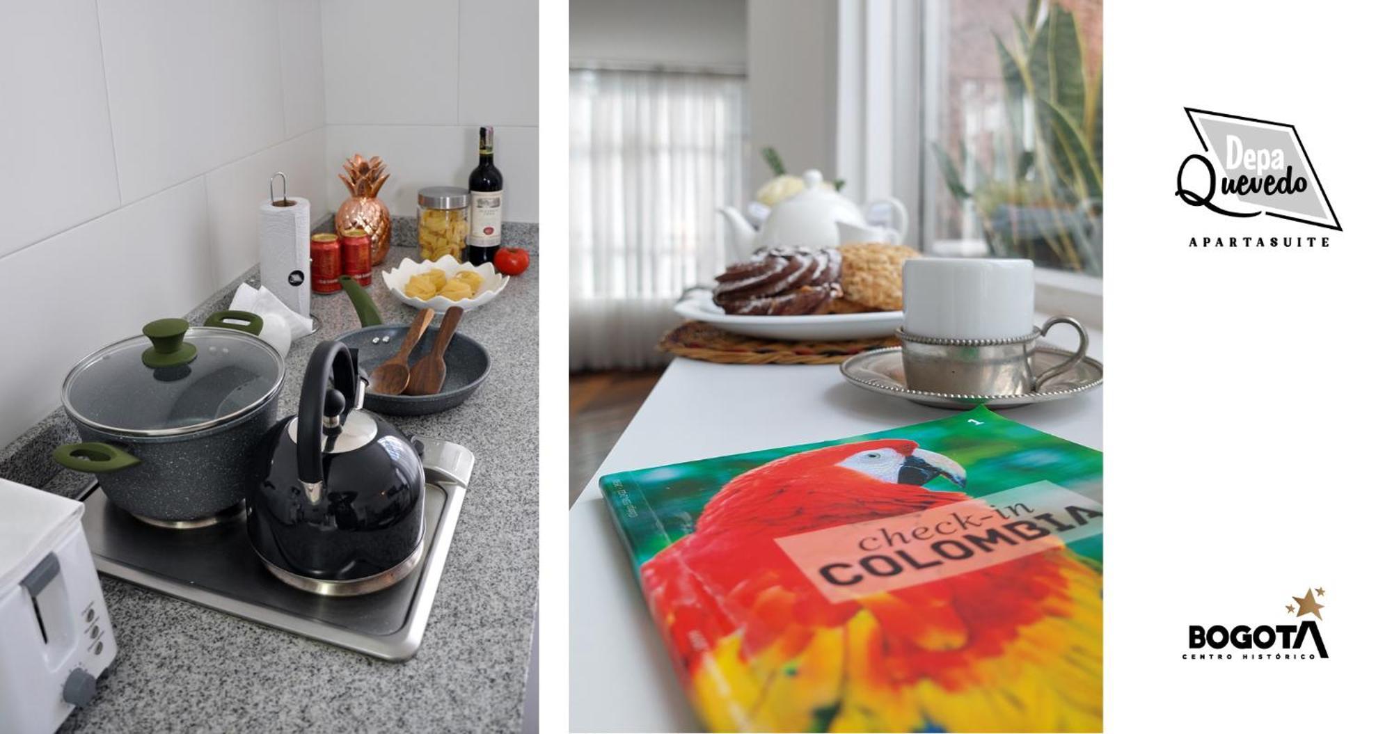 Depa Quevedo - Trendy Revamped Flat - Exceptional Spot In Bogota'S Historic Colonial Square - Candelaria 外观 照片