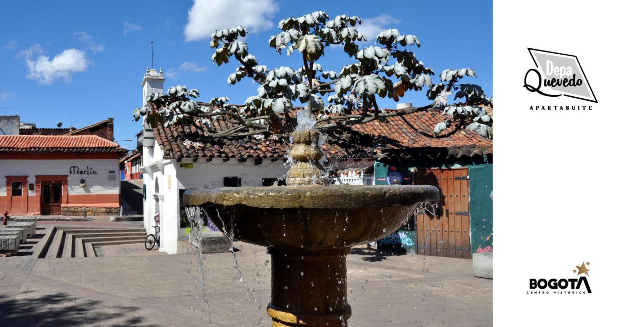 Depa Quevedo - Trendy Revamped Flat - Exceptional Spot In Bogota'S Historic Colonial Square - Candelaria 外观 照片