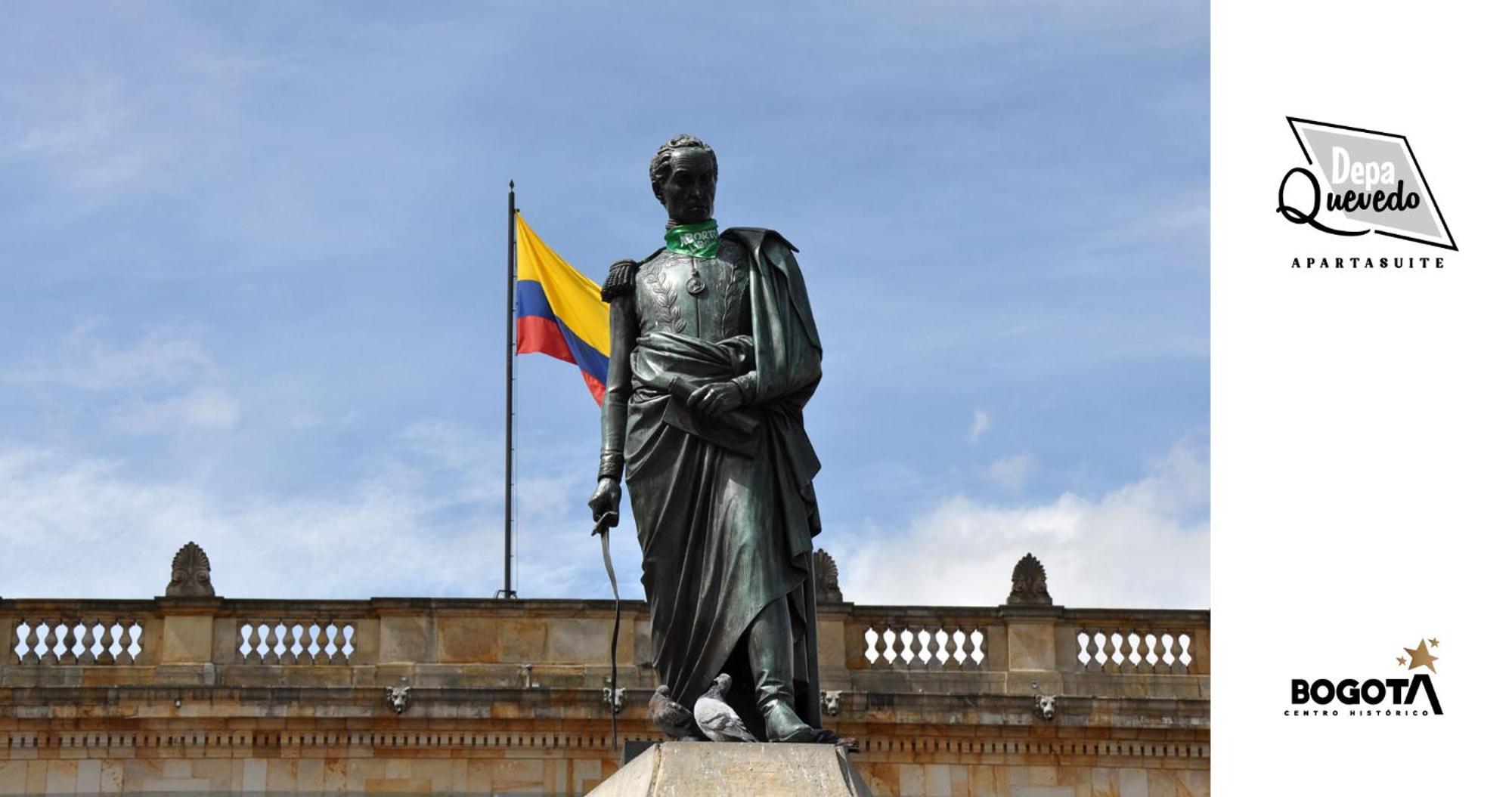 Depa Quevedo - Trendy Revamped Flat - Exceptional Spot In Bogota'S Historic Colonial Square - Candelaria 外观 照片