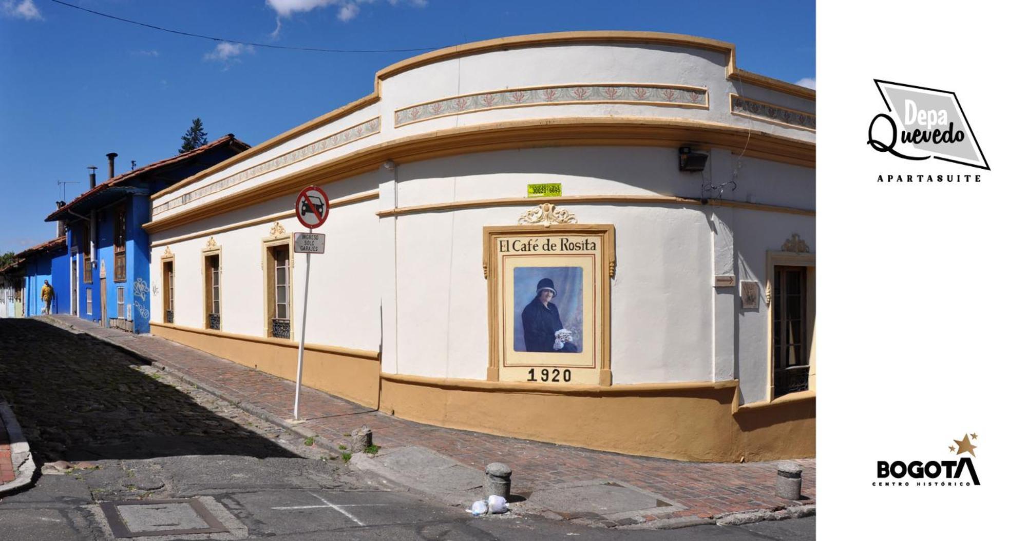 Depa Quevedo - Trendy Revamped Flat - Exceptional Spot In Bogota'S Historic Colonial Square - Candelaria 外观 照片
