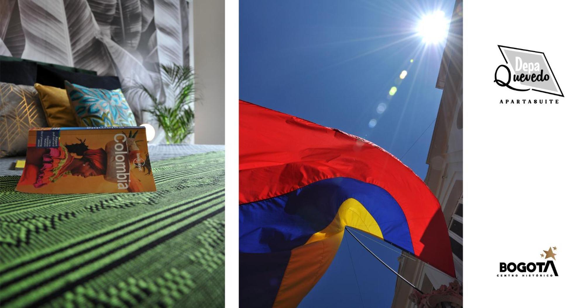 Depa Quevedo - Trendy Revamped Flat - Exceptional Spot In Bogota'S Historic Colonial Square - Candelaria 外观 照片